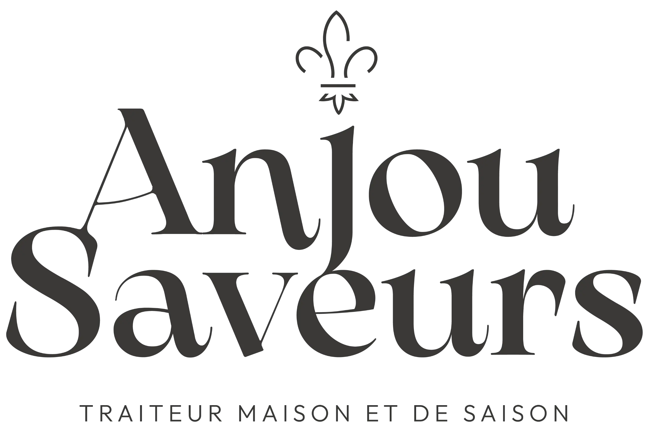 ANJOU SAVEURS - Logo Gris RVB